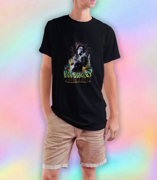 Bob Marley And The Wailers Catch A Fire Tracklist T Shirt