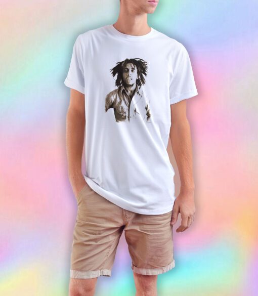 Bob Marley Sepia T Shirt