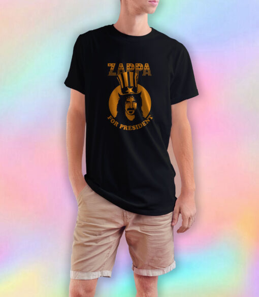 Frank Zappa For President Vintage T Shirt