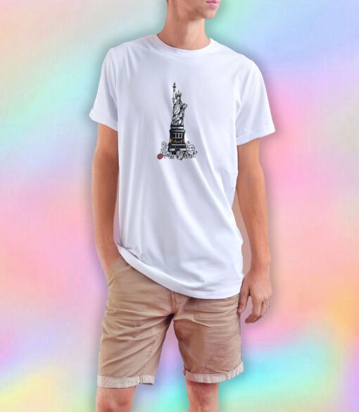 Free Spirit Statue Of Liberty T Shirt