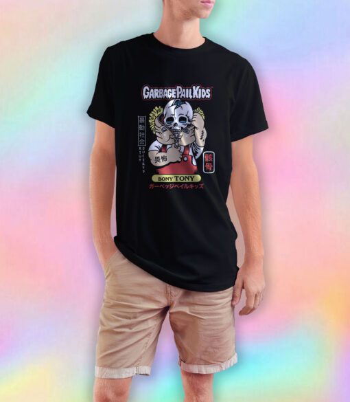 Garbage Pail Kids Bony Tony Cool Skull T Shirt