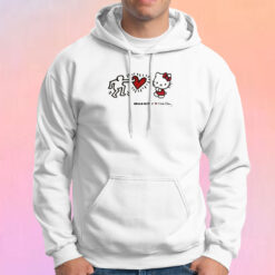 Hello Kitty x Keith Haring Crewneck Funny Hoodie