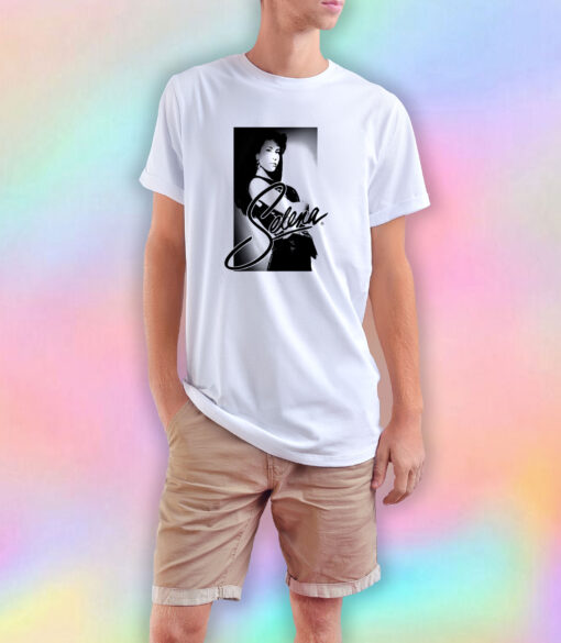 Selena Black & White Portrait T Shirt