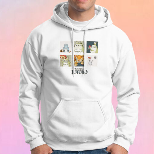 Studio Ghibli My Neighbor Totoro Art Grid Hoodie