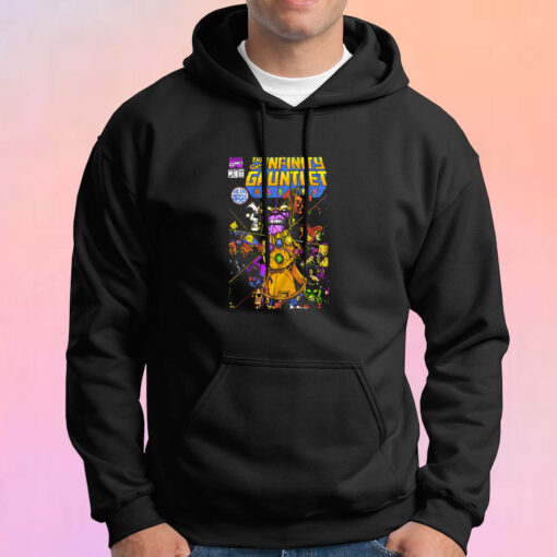 The Infinity Gauntlet Thanos Final Battle Comic Hoodie