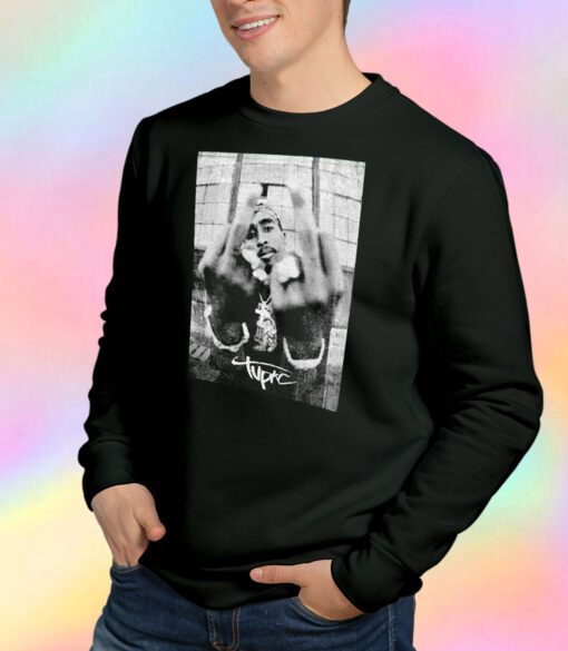 2Pac Gangster Rap Tupac Shakur Rapper Hip Hop Sweatshirt