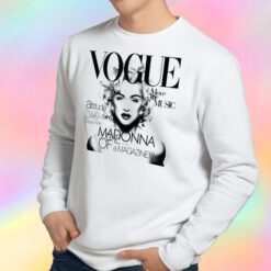 80’S Madonna Vogue Short Sleeve Sweatshirt