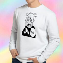 Anime Girl Texting How Should Sweatshirt