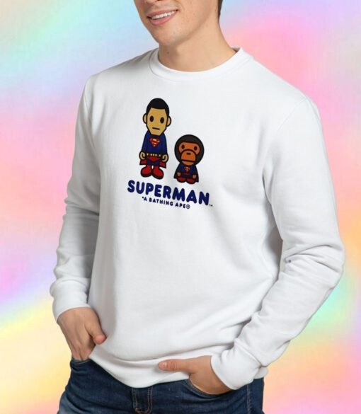 BAPE x Baby Milo Superman Relaxed Fit Sweatshirt