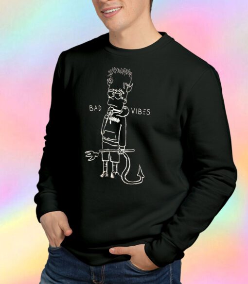 Bad Vibes Bart Simpson Sweatshirt