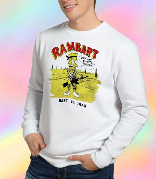 Bart Rambart Eat My Shorts Husein Sweatshirt