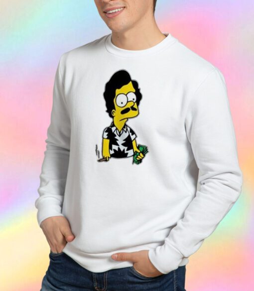 Bart Simpson Pablo Escobar Narcos Sweatshirt