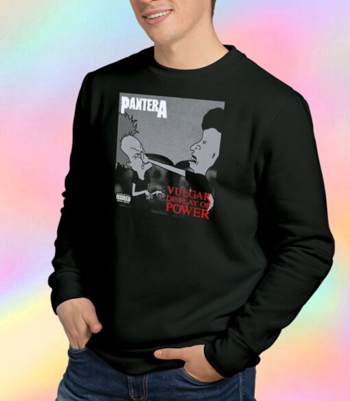 Beavis and Butthead Pantera Vulgar Display of Power Sweatshirt