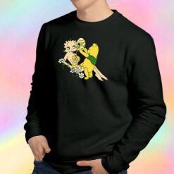 Betty Boop and Winnie The Pooh Honey Sweatshirt