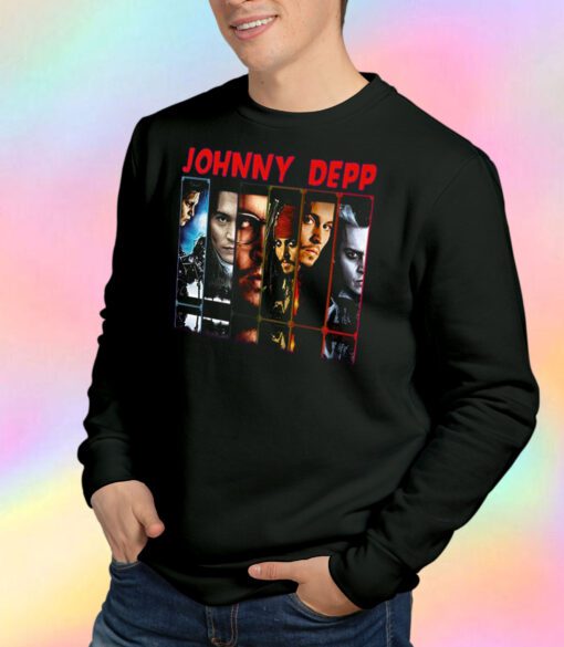 Cai Womens Johnny Depp Customized Sweatshirt