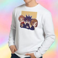 Cute Itadori Yuji Chibi megumi Anime Sweatshirt