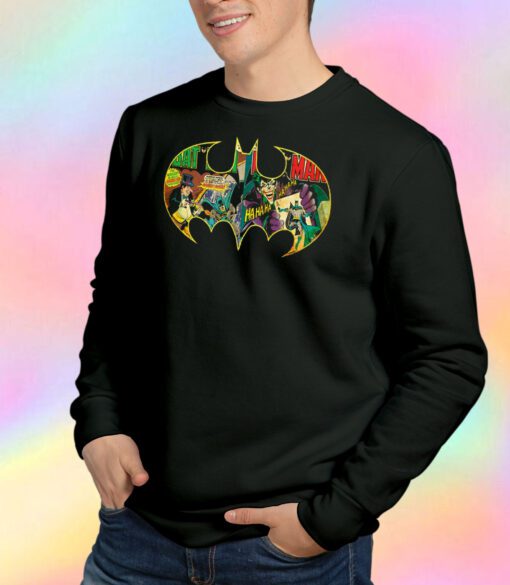 DC Comics Batman Distressed Classic Logo Sweatshirt