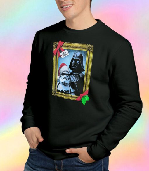 Darth Vader Storm Troopers Xmas Movie Sweatshirt