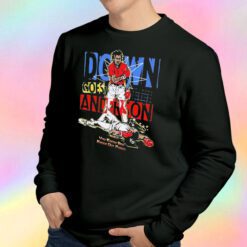 Down Goes Anderson Cleveland Guardians Sweatshirt