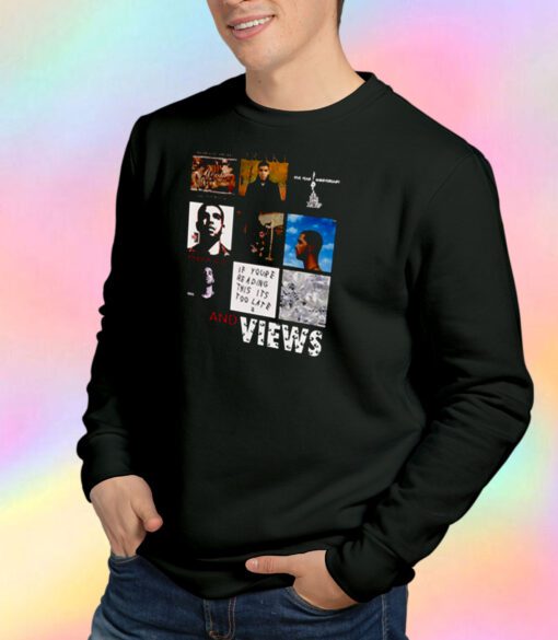 Drake All Album Collage Sweatshirt