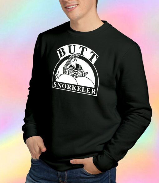 Funny Butt Snorkeler Sweatshirt