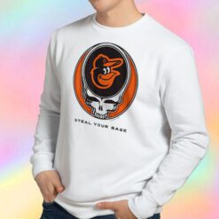 Grateful Dead Baltimore Orioles Steal Your Base Sweatshirt