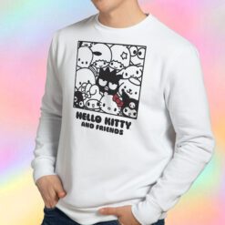 Hello Kitty And Friends Outline Box Sweatshirt