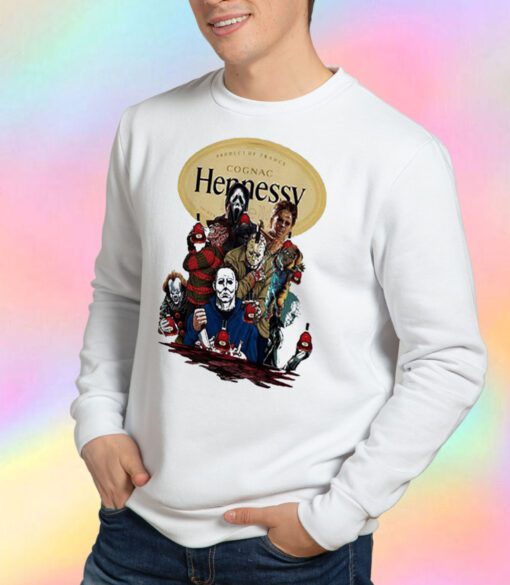 Hennessy Horror Characters Movies Sweatshirt