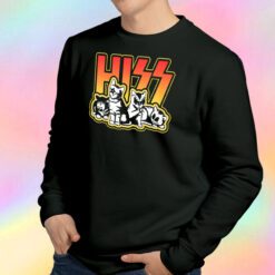 Hiss Funny Cat Lover Sweatshirt