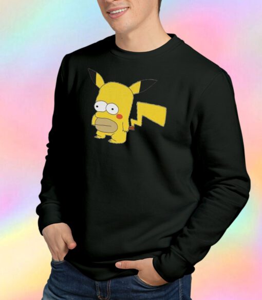 Homer Pikachu Funny Sweatshirt