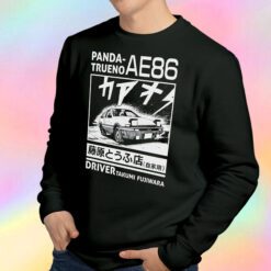 Initial D Panda Trueno Driver Takumi Fujiwara Sweatshirt