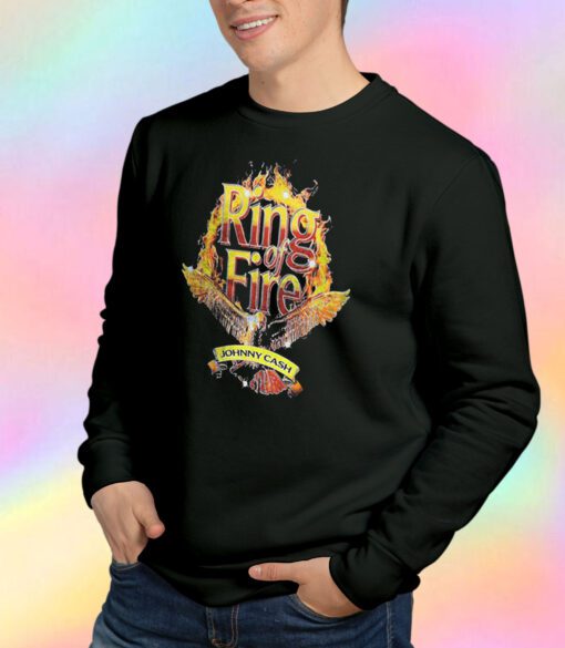 Johnny Cash Ring Of Fire Sweatshirt