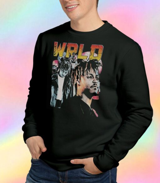 Juice WRLD 90's Vintage Homage Rapper Music Sweatshirt