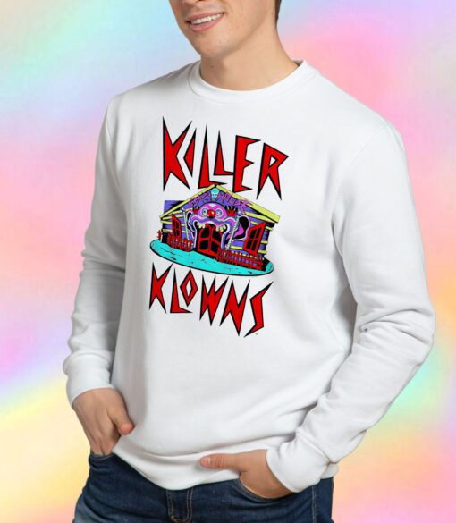 Killer Klowns Crazy House Retro Sweatshirt