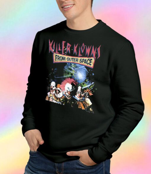 Killer Klowns from Outer Space Movie Poster Sweatshirt