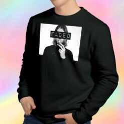 Kurt Cobain Smoke Faded Sweatshirt