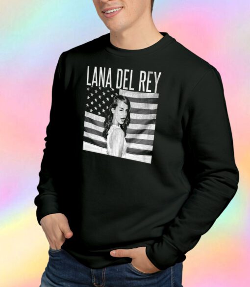 Lana Del Rey American Flag Sweatshirt