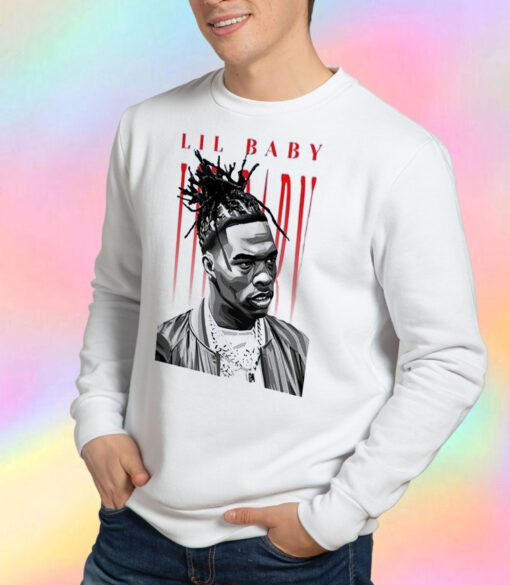 Lil Baby Rapper Graphic Vintage Sweatshirt