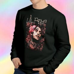 Lil Peep Floral Portrait Sweatshirt