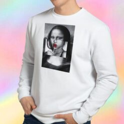 Lollipop Fun Kuso Mona Lisa Graphic Sweatshirt