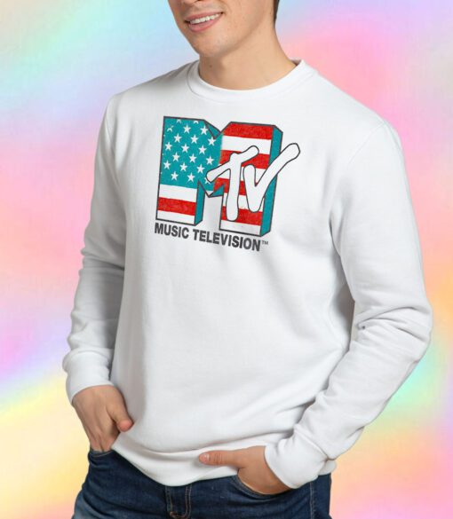 MTV Star America Music Spangled Logo Sweatshirt