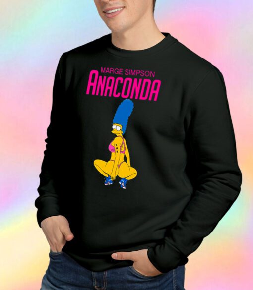 Marge simpson anaconda Sweatshirt