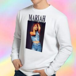 Mariah Carey In Jeans Vintage Sweatshirt