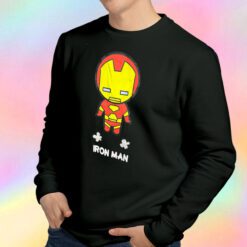 Marvel Iron Man Kangaroo Pocket Pullover Sweatshirt