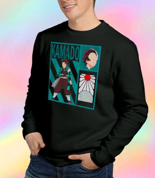 Minimalist Tanjiro Kamado Demon Slayer Anime Sweatshirt