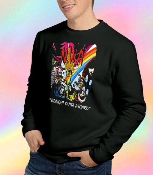 N.W.A Straight Outta Asgard Sweatshirt