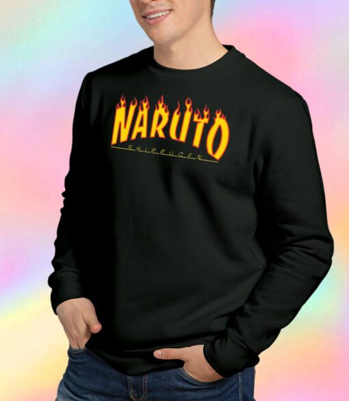 Naruto Thrasher Logo Mash Up Sweatshirt