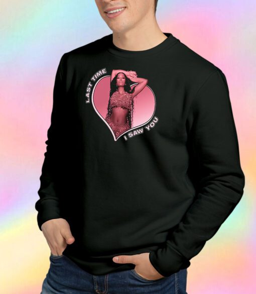 Nicki Minaj Heart Last Time I Saw You Sweatshirt