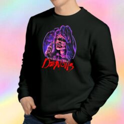 Night Of The Demons Horror Movie Poster Sweatshirt