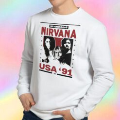 Nirvana USA Tour 91 Vintage Sweatshirt